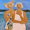Shell Belles 
acrylic on canvas 36x36